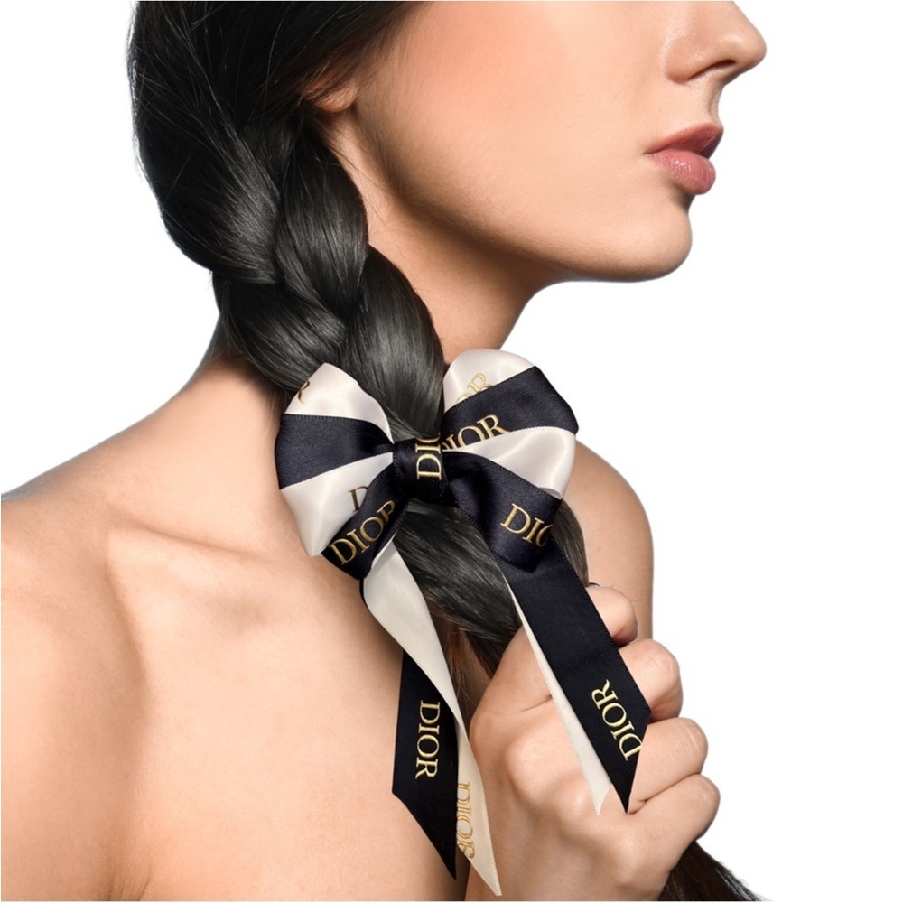 Dior Gift Wrapping Ribbon Bow Hair Accessory